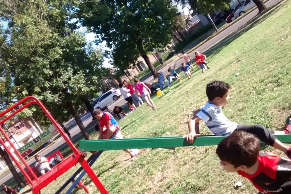 28453 | Se ejecutan trabajos en espacios verdes de barrio Fisherton - Centro Municipal Distrito Noroeste