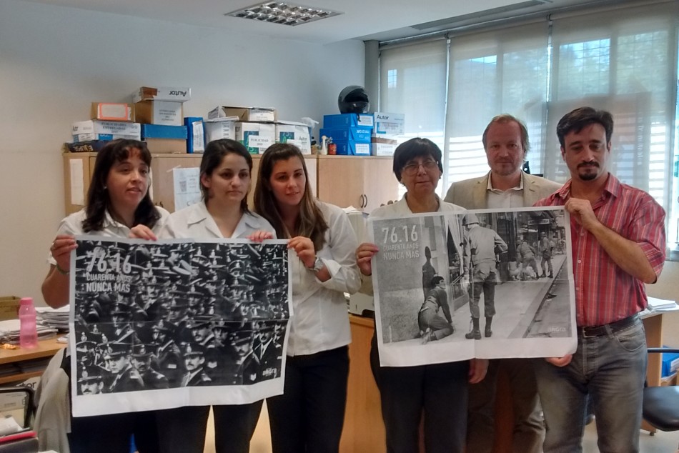 48964 | Se realizaron intervenciones urbanas por los 40 años del golpe en el CMD Noroeste - Centro Municipal Distrito Noroeste