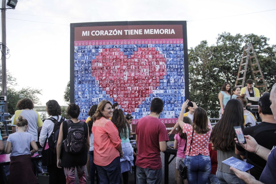 48988 | Construcción del mural “Mi corazón tiene memoria” - Sec. de Cultura y Educación (Guillermo Turin)