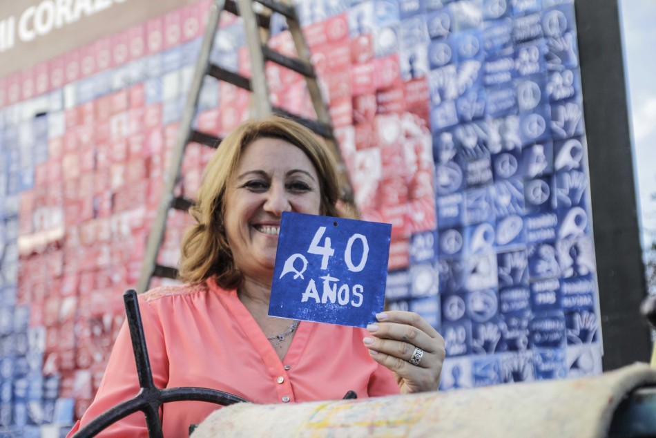 48984 | Construcción del mural “Mi corazón tiene memoria” - Sec. de Cultura y Educación (Guillermo Turin)