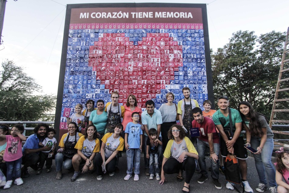 48989 | Construcción del mural “Mi corazón tiene memoria” - Sec. de Cultura y Educación (Guillermo Turin)