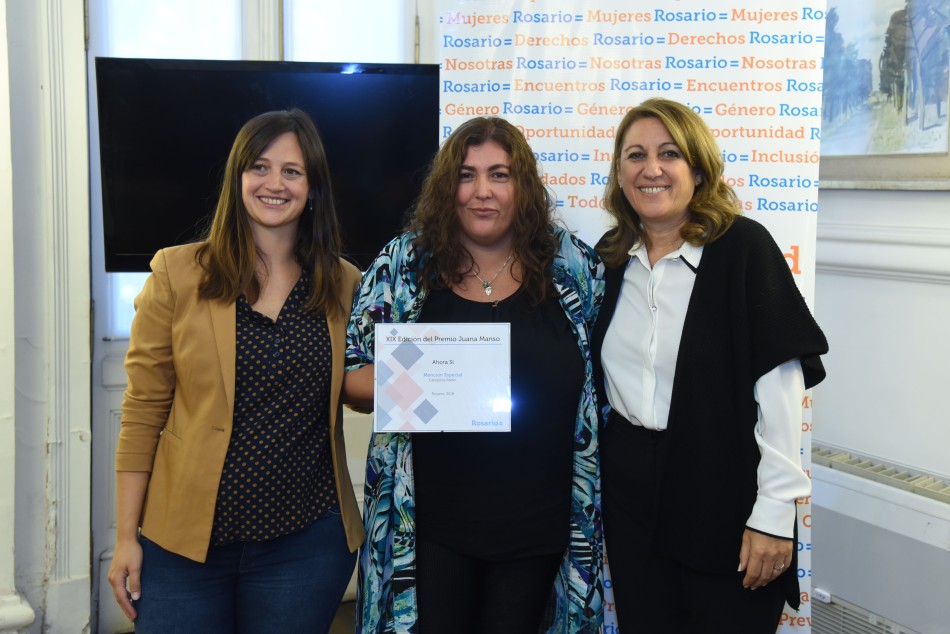 127646 | Radio: Verónica Luchessi, mención especial a Ahora Sí (Radio Sí 98.9) - Dir. Gral. de Comunicación Social (Franco Trovato)