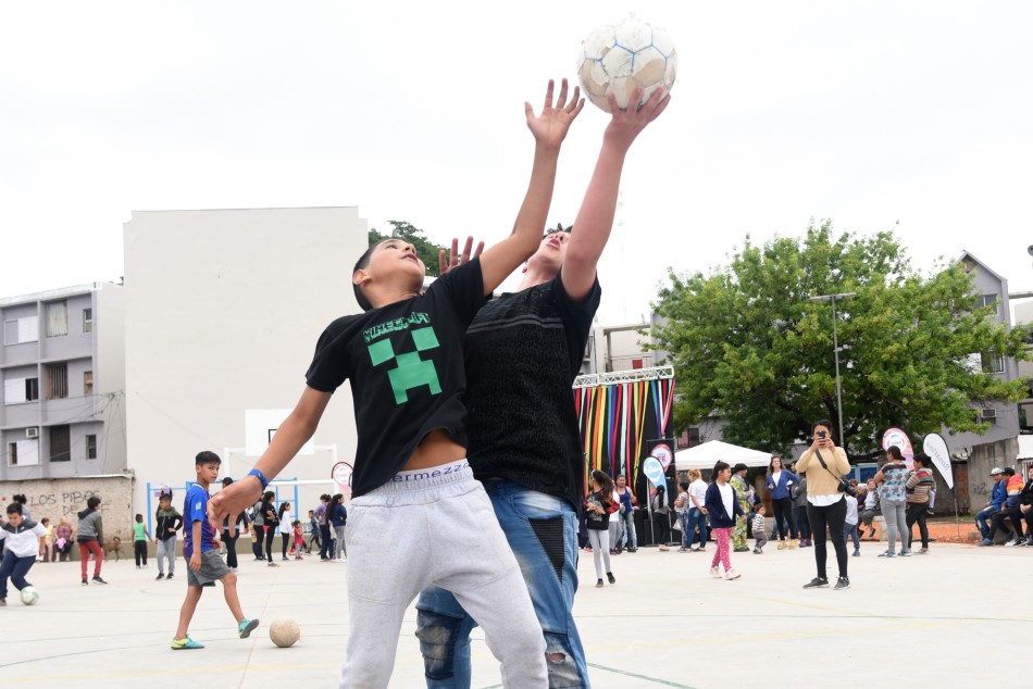 172932 | Plan Abre-Inauguración playón deportivo Fonavi Rouillón y Seguí - Subsecretaría de Comunicación Social (Franco Trovato)