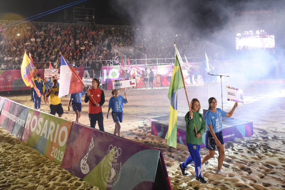 191797 | Ceremonia de cierre de los Juegos Suramericanos de Playa Rosario 2019 - Subsecretaría de Comunicación Social (Franco Trovato)