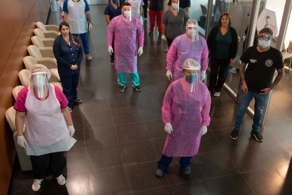 256870 |  Pandemia: el municipio avanza con la entrega de elementos de protección al personal de Salud -