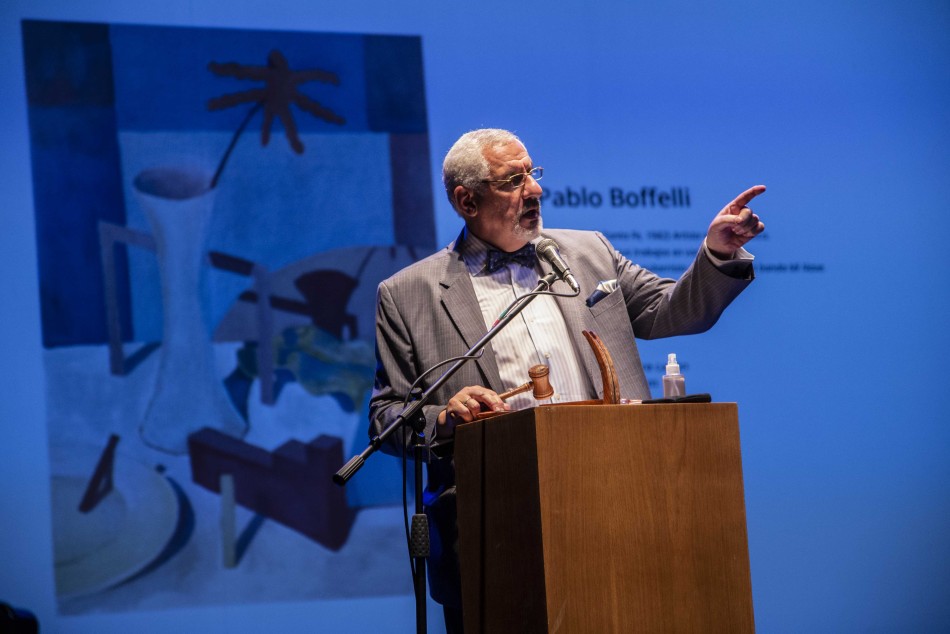 288455 | César Moreno, el rematador que tuvo un rol central en la jornada. - Guillermo Turin Bootello para Secretaría de Cultura y Educación