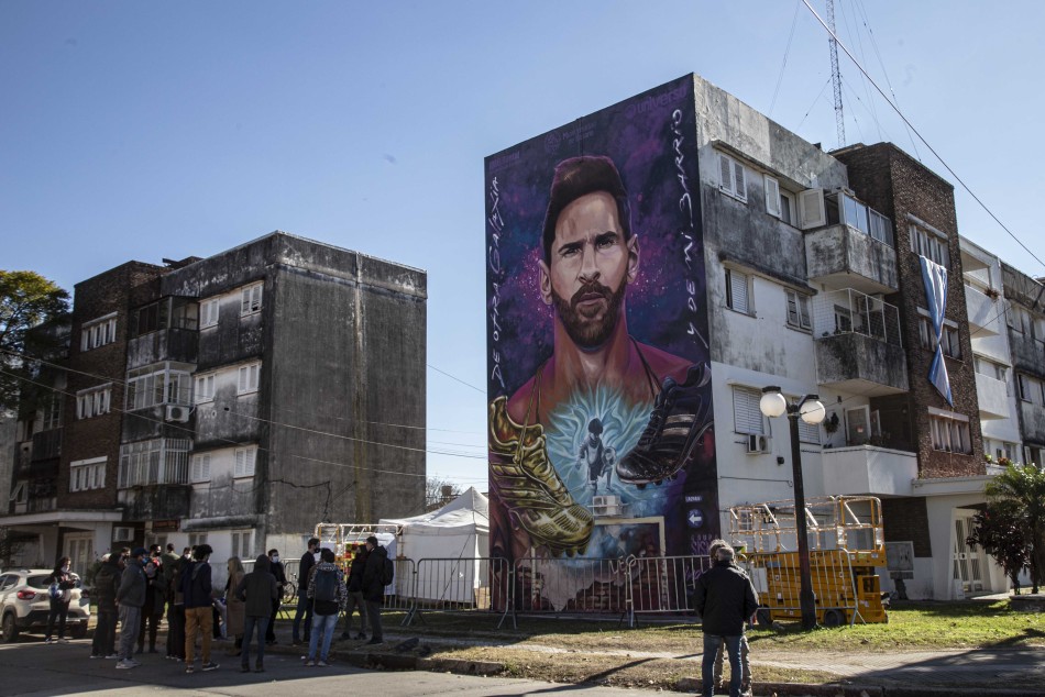 312945 | Fotos Mural Messi en Bs As y Azara - Sec. de Cultura y Educación (Guillermo Turin Bootello)