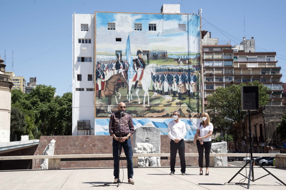 331975 | Inauguración Mural de Belgrano - Subsecretaría de Comunicación Social (Silvio Moriconi)