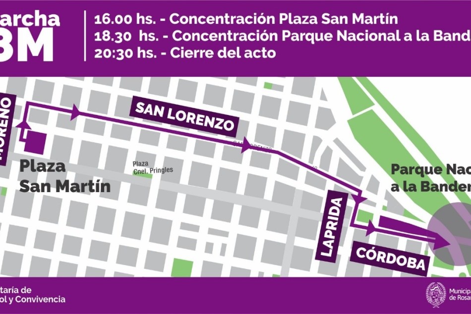 348942 | 8M: Gratuidad -  cortes y desvíos de líneas de transporte por la marcha del Día de la Mujer