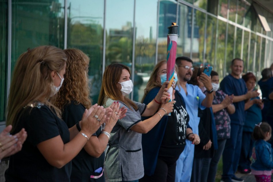 358560 | La antorcha de los Suramericanos visitó el Heca - Municipalidad de Rosario