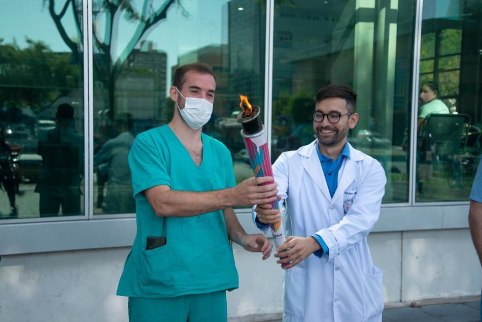 358562 | La antorcha de los Suramericanos visitó el Heca - Municipalidad de Rosario