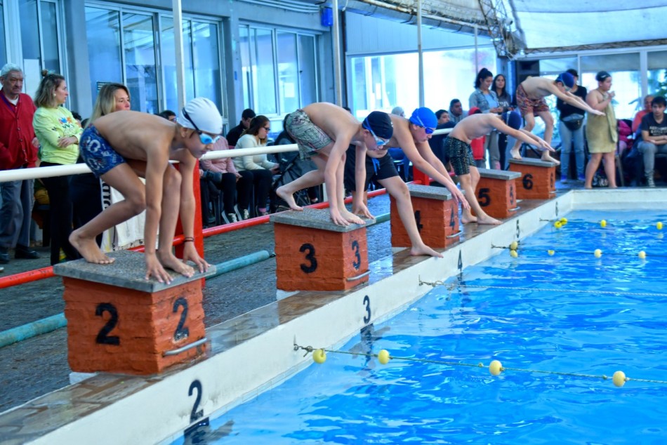378341 | Chicas y chicos nadaron sobre una distancia de 25 metros y se llevaron un diploma de reconocimiento - Mariela Aronna - Secretaría de Deporte y Turismo