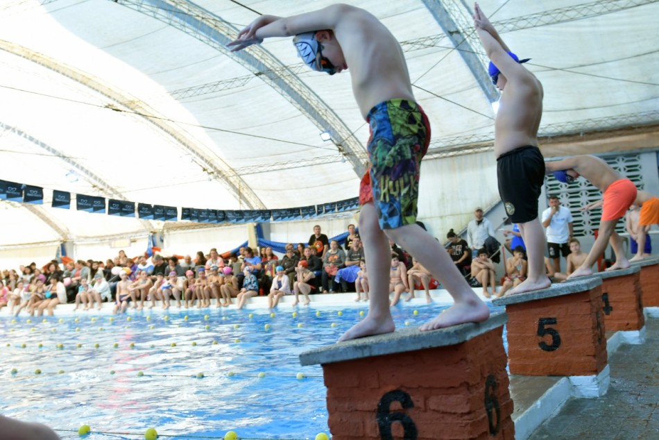 378350 | Chicas y chicos nadaron sobre una distancia de 25 metros y se llevaron un diploma de reconocimiento - Mariela Aronna - Secretaría de Deporte y Turismo