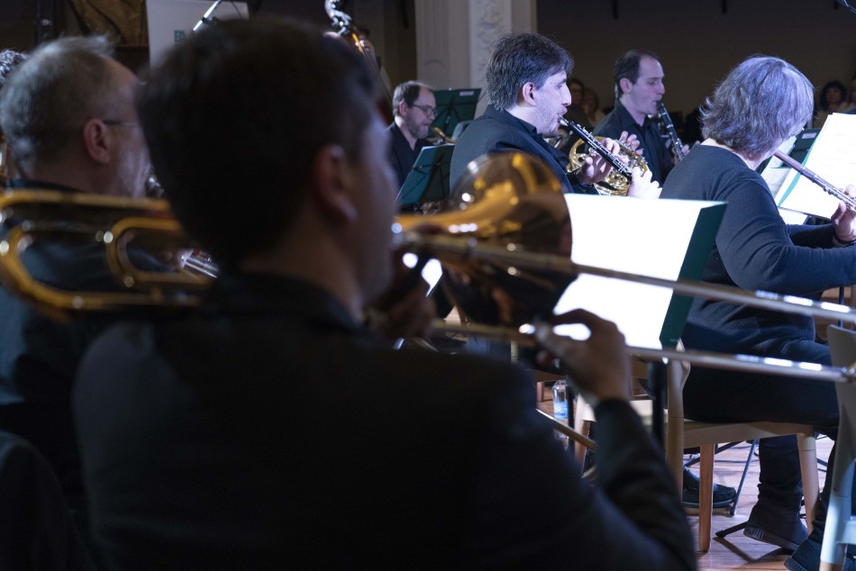 436493 | Concierto del Ensamble municipal de vientos junto a Di Brass Ensamble -Biblioteca Argentina Dr. Juan - Silvina La Calamita