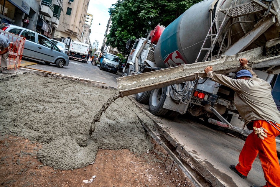 466334 | Hormigón en calle Santa Fe y Mitre - Subsecretaría de Comunicación Social (Marcelo Beltrame)