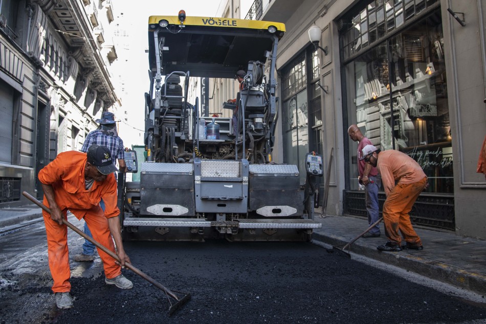474798 | Obra de pavimentación calle Santa Fe - Subsecretaría de Comunicación Social (Silvio Moriconi)