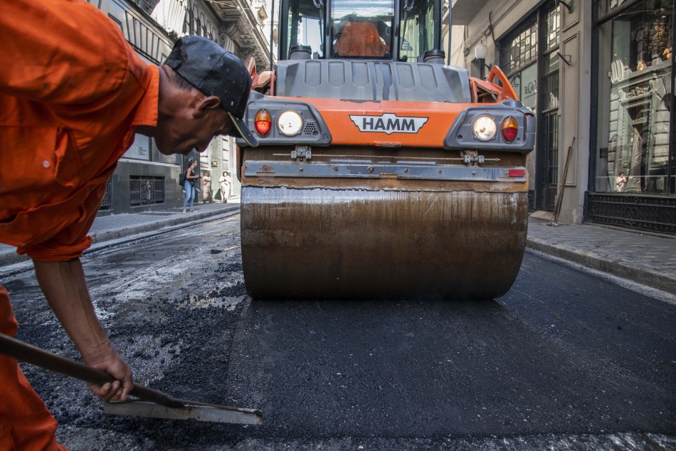 474801 | Obra de pavimentación calle Santa Fe - Subsecretaría de Comunicación Social (Silvio Moriconi)