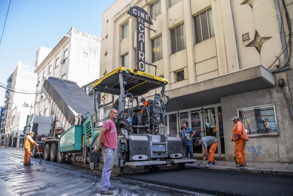 474800 | Obra de pavimentación calle Santa Fe - Subsecretaría de Comunicación Social (Silvio Moriconi)