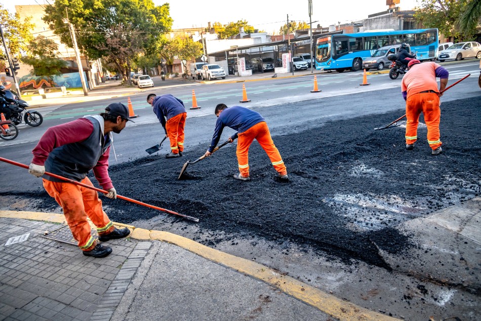 489227 | Pavimento Pellegrini y Castellanos  - Subsecretaría de Comunicación Social (Marcelo Beltrame)