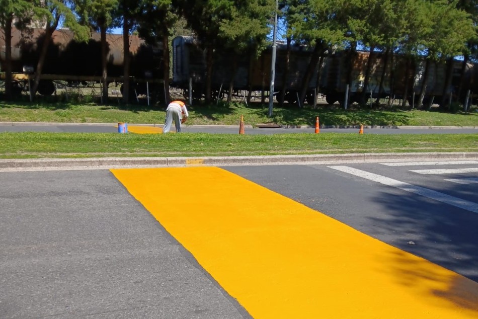 613565 | Pintura de sendas peatonales y líneas de frenado - Secretaría de Ambiente y Espacio Público