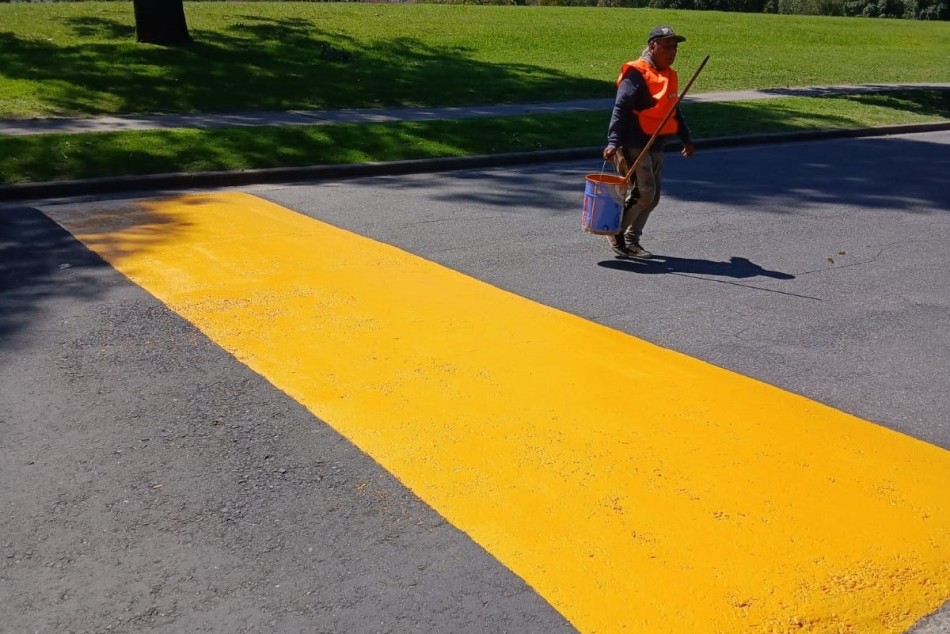 613567 | Pintura de sendas peatonales y líneas de frenado - Secretaría de Ambiente y Espacio Público